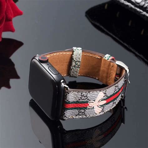 black gucci apple watch band